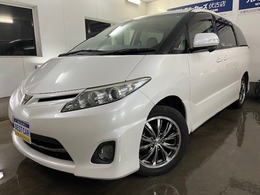 トヨタ エスティマ 2.4 アエラス 4WD 本州仕入　禁煙車　純正リアモニター