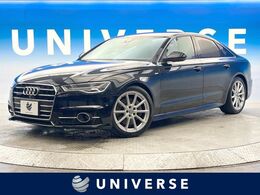 アウディ A6 2.0 TFSI クワトロ Sラインパッケージ 4WD アシスタンスパッケージ　純正ナビ 黒革