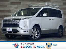 三菱 デリカD：5 2.2 P ディーゼルターボ 4WD アルパイン11型ナビ　BSM　追従クルコン