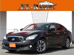 日産 フーガハイブリッド 3.5 OPエアロ 半革 S・Bカメラ 追従クルコン