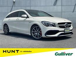 メルセデスAMG CLAシューティングブレーク CLA 45 4マチック 4WD BSM 前後センサー 純正ナビ Bカメラ レザー