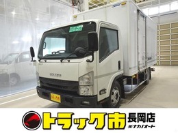 いすゞ エルフ 4t 高床 ワイドロング 保冷バン 格納ゲート1000kg付　PGカートストッパー/