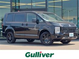 三菱 デリカD：5 2.2 シャモニー 電動サイドステップ非装着車 ディーゼルターボ 4WD 登録済未使用車 純正11型ナビ フリップダウ