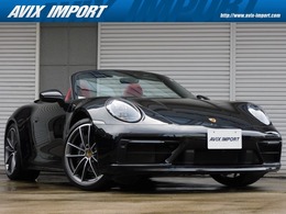 ポルシェ 911カブリオレ カレラ PDK スポクロ スポエグ 赤革 LEDマトリ 20/21AW