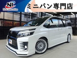 トヨタ ヴォクシー 2.0 ZS 新品車高調新エアロ新19AW新革調/9inナビBT