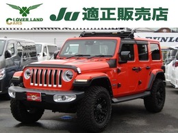 ジープ ラングラー アンリミテッド サハラ 3.6L 4WD ベストトップサンライダー　リフトアップ