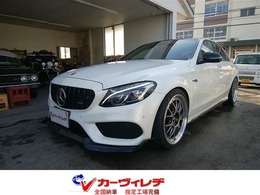 メルセデスAMG Cクラス C43 4マチック 4WD 純正ナビフルセグ 赤革 ムーンルーフ ET