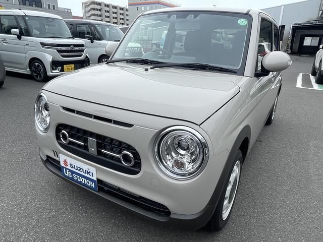 令和6年式　ラパンLC　X　入荷しました。 色はフォーンベージュメタリック♪　衝突被害軽減ブレーキ　リモコンキー