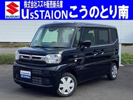 スズキ スペーシア 660 ハイブリッド X セーフティプラスパッケージ装着車 4WD 電動パーキングブレーキ 両側電動パワスラ