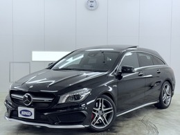 メルセデスAMG CLAシューティングブレーク CLA 45 4マチック 4WD 禁煙車　サンルーフ　パワーバックドア　TV