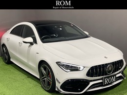 メルセデスAMG CLAクラス CLA 45 S 4マチックプラス 4WD ドラレコ　フルOP ルーフ 黒革 車庫内保管