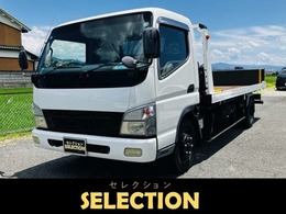 三菱ふそう キャンター　積載車　1台積み　フラトップ 極東フラトップ　リモコン フルフラット