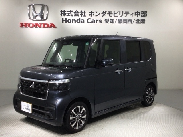 全国納車可 第三者機関証明書付 HondaSENSING 新車保証 試乗禁煙車 ナビVXM-24ZFEI フルセグ Rカメラ BTオーディオETC VSA装備のN-BOXカスタム ベースグレード入庫！