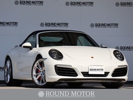 ポルシェ 911カブリオレ カレラS PDK スポクロ　レザーインテリア　青幌　R20
