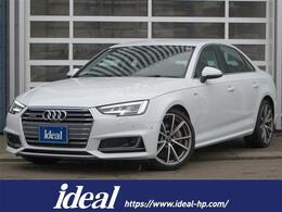 アウディ A4 2.0 TFSI クワトロ スポーツ Sラインパッケージ 4WD アシスタントP電動黒革 マトリクスLED ナビ