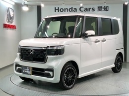 ホンダ N-BOX カスタム 660 ターボ コーディネートスタイル モノトーン 4WD HondaSENSING新車保証 試乗禁煙車BTナビLED