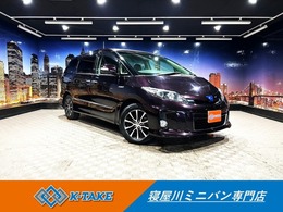 トヨタ エスティマハイブリッド 2.4 アエラス プレミアム エディション 4WD 禁煙車　後期型　ワンオーナー 黒半革 4WD