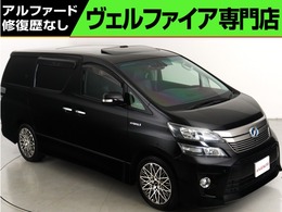 トヨタ ヴェルファイアハイブリッド 2.4 ZR Gエディション 4WD (禁煙車)(プレミアムサウンド)(黒革電動シ