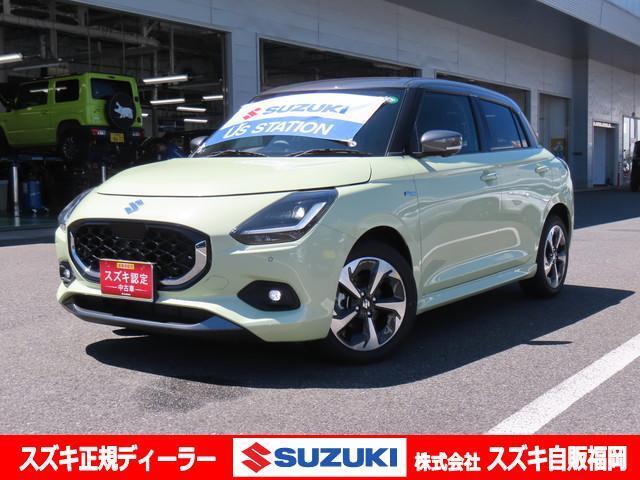 ＜令和6年式＞　クールイエローメタリック。アクア・フイットをお探しの方！走りの楽しさと低燃費を両立！【スイフト HYBRID MZ】はいかがですか？