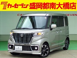 スズキ スペーシア 660 カスタム ハイブリッド XSターボ 4WD 全方位モニター/両側Pスライド/純正ナビ