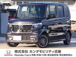 ホンダ N-BOX カスタム 660 ターボ 元弊社デモカー　大画面ナビVXU-242NBi)　E