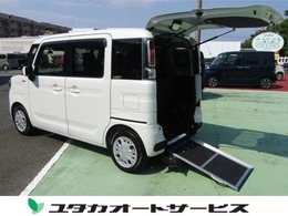 スズキ スペーシア 660 ハイブリッド X ウィズ 車いす移動車 リアシート付 パワースライドドア　プッシュスタート＆ス