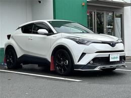 トヨタ C-HR ハイブリッド 1.8 G モード ネロ ワンオーナー 純正ナビ ACC AEB BSM エアロ