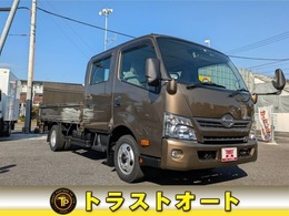 日野自動車 デュトロ 4.0ディーゼルターボWキャブワイドロング パワーゲート付2トンMT6F保証付ETC