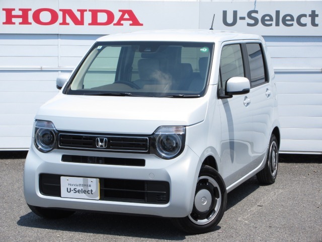 当社試乗車、業務車のN-WGN（L）が入庫です。内外装ともにきれいなお車で、ギャザズ8インチメモリーナビ　Bluetooth　ETC　Rカメラ　等装着しております！