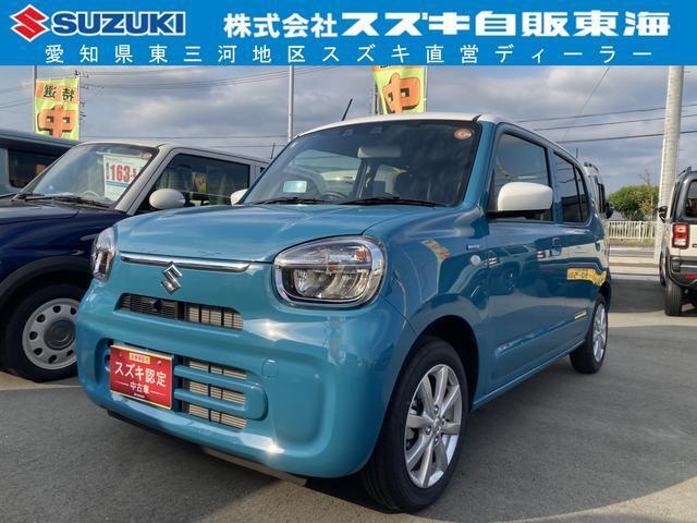 ブルー×ホワイト2トーンのアルトが仲間入り♪ 小回りが利き、駐車場での取り回しもスイスイです！