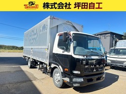 三菱ふそう ファイター アルミウィング パブコ製　3枚観音ドア　ラッシングレール