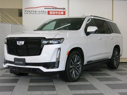 キャデラック エスカレード スポーツ 4WD デモUP車 ダークアーバン総革INT 純正22AW