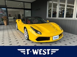 フェラーリ 488スパイダー F1 DCT ディーラー車　走行距離　800Km