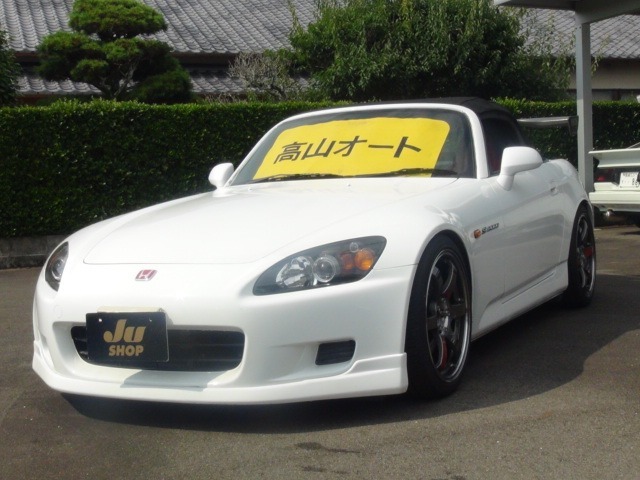 後期型ヘッドライト付き！S2000専用サイズTE37SL鍛造アルミホイール付き☆　当店ユーザー様からの買取車両のためASK表記です。ご理解を頂けると幸いです。