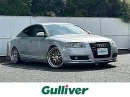 アウディ A6 3.2 FSI クワトロ エクスクルーシブライン 4WD ETC 純モニ Bカメ クルコン Pシート