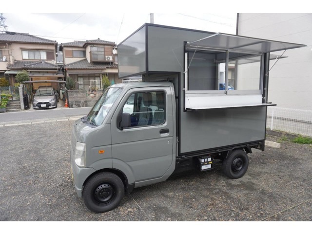 【中古】キッチン雑貨まとめ売り 完成品⭐️軽バンに最適！キッチンカー許可用！W500×D350/2槽式