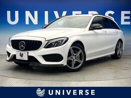 メルセデス・ベンツ Cクラスワゴン C200 スポーツ レーダーセーフティPKG 黒革 HUD 純正18AW