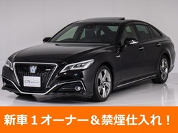 トヨタ クラウン ハイブリッド 2.5 RS アドバンス 禁煙車/ワンオーナー/サンルーフ/黒本革