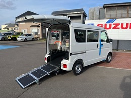スズキ エブリイ 660 ウィズ 車いす移動車 助手席側リアシート付 4WD 