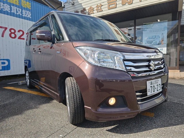 スズキ　ソリオ　HYBRID　MZ　2WD　CVT　1200cc　走行距離：23，550km　カラー：ブラウン
