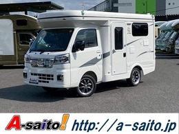 ダイハツ ハイゼットトラック JPスターHAPPY1プラスCITY/新車/4WD ポップアップルーフ車/12Vエアコン/冷蔵庫/