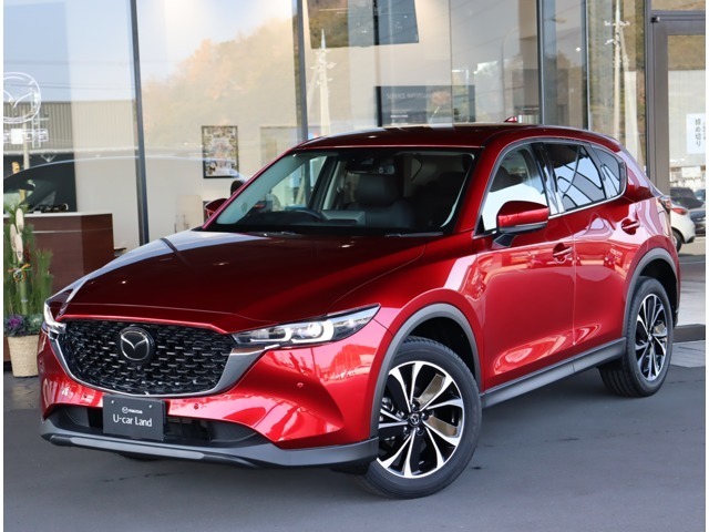 令和4年式、ワンオーナーで当社下取り、走行わずか1.5万kmのCX-5　25S・Lパッケージです。電動レザーシート・10ナビ・360モニター付で程度の良さも含め当店が自信を持ってお奨めします！