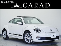 フォルクスワーゲン ザ・ビートル デザイン レザー パッケージ 黒本革・サンルーフ・社外10インチナビ・ド