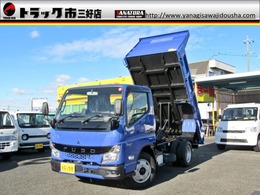 三菱ふそう キャンター 3.0 強化ダンプ 全低床 ディーゼルターボ 3トン強化ダンプ　衝突軽減ブレーキ　AT車