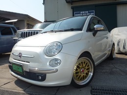 フィアット 500C 1.4 16V ラウンジ SS 禁煙車　車内清潔！社外サスローダウン＆ア