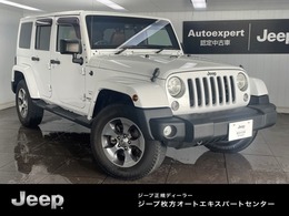 ジープ ラングラー アンリミテッド サハラ 4WD 認中保証1年 メモリーナビ レザーシート