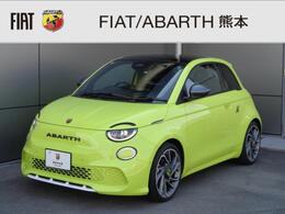 アバルト 500e ツーリズモ 新車保証継承　ナビTV　前後ドラレコ  ETC