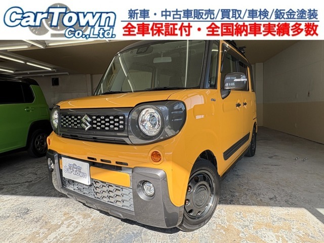 スペーシアギア入庫しました・ナビTV・Bluetooth・両側パワースライドドア・LEDライト・LEDフォグ・衝突被害軽減システム・レーンキープアシスト・クリアランスソナー・Terxzoルーフラック・ETC・禁煙車です