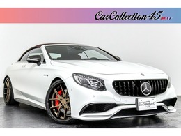 メルセデスAMG Sクラスカブリオレ S63 4マチック 4WD 正規D車　左H　カラーソフトトップ　スワロ