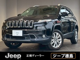 ジープ チェロキー リミテッド 4WD 黒革シート パワーシート 純正ナビ ETC